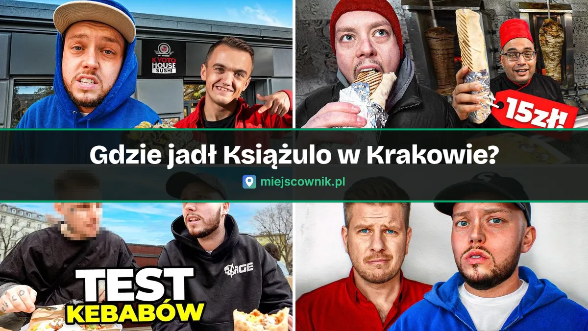 Gdzie jadł Książulo w Krakowie? Lista lokali z jego filmów