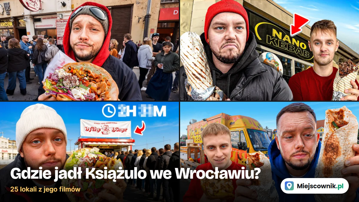 Gdzie jadł Książulo we Wrocławiu: kolaż miniatur jego filmów