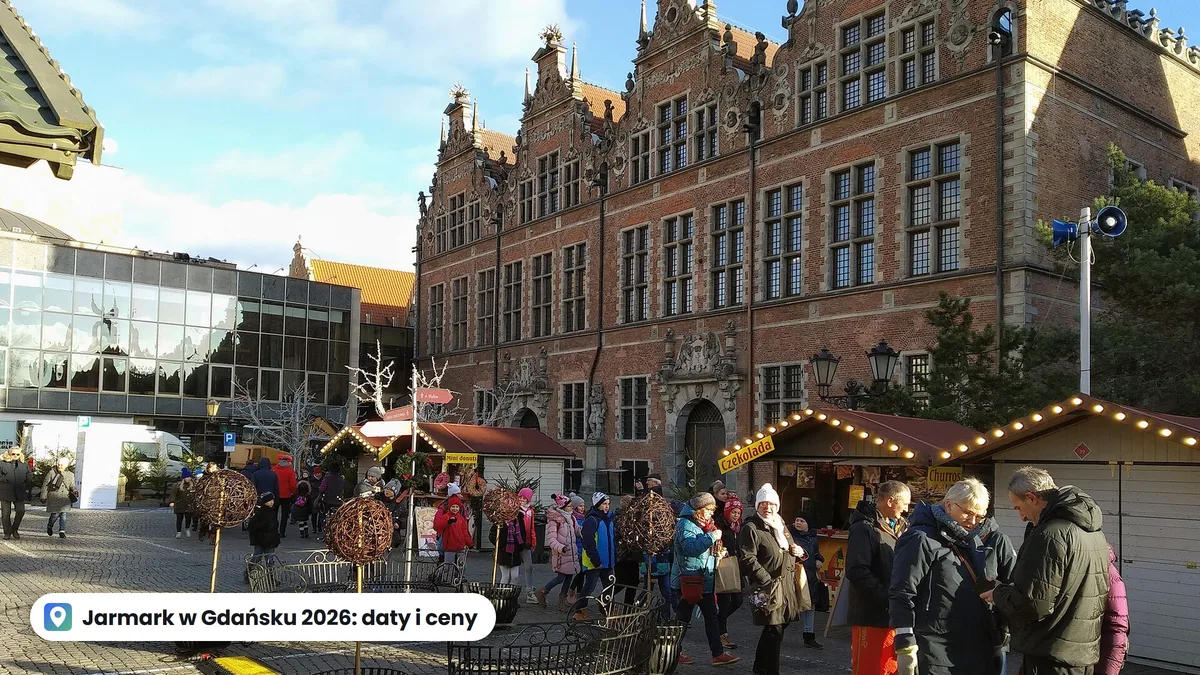 Jarmark Bożonarodzeniowy Gdańsk 2026: daty, godziny i ceny. Ile kosztuje grzaniec z kaucją?