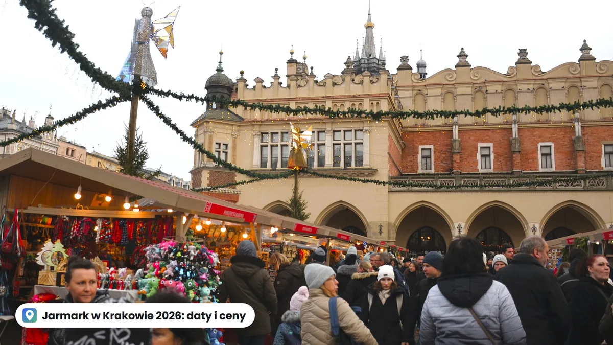 Jarmark Bożonarodzeniowy Kraków 2026: daty, godziny i ceny. Ile kosztuje grzaniec na Rynku?