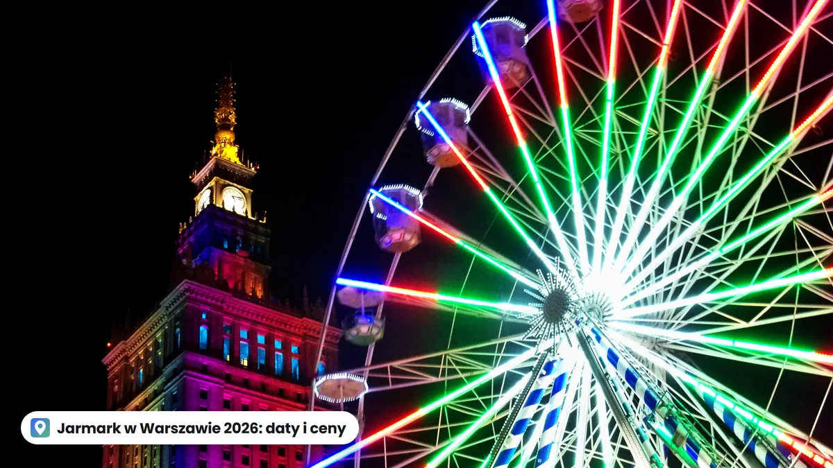Jarmark Bożonarodzeniowy Warszawa 2026: daty, godziny i ceny. Ile kosztuje grzaniec pod Pałacem Kultury?