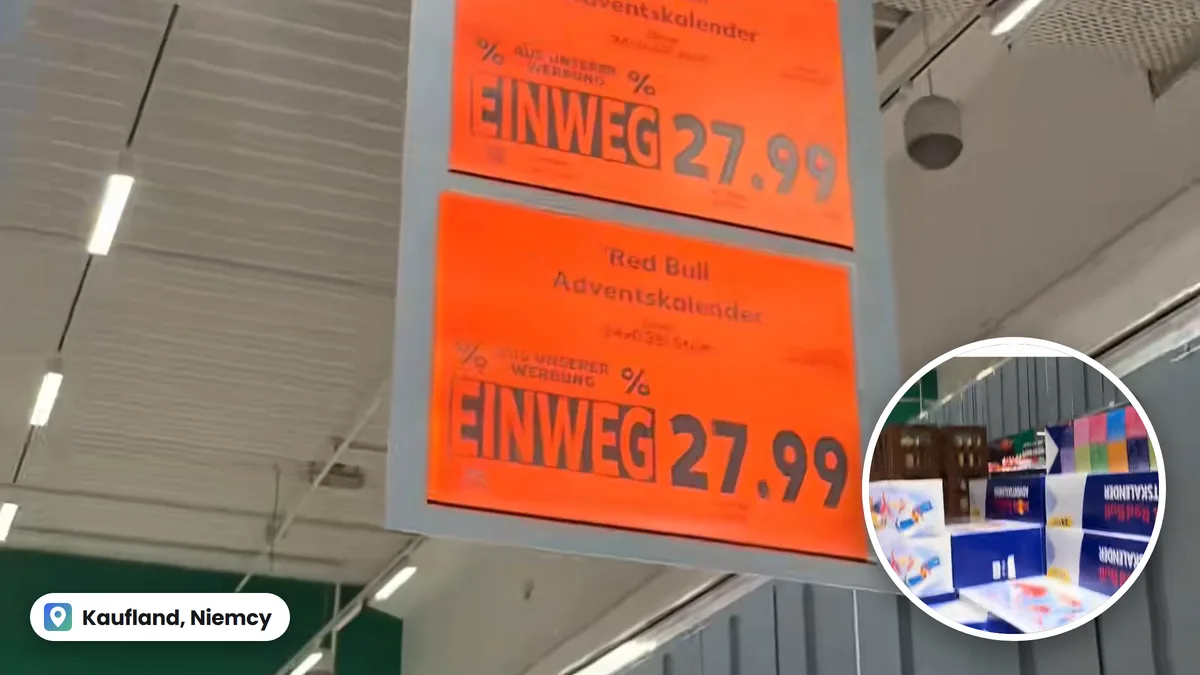 Kalendarz adwentowy Red Bull w Dino za 155 zł