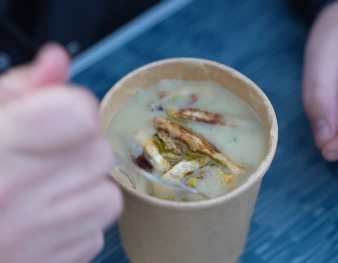 Frytka z selera z zupy z białych warzyw — Bistro Bar Tomek Poznań