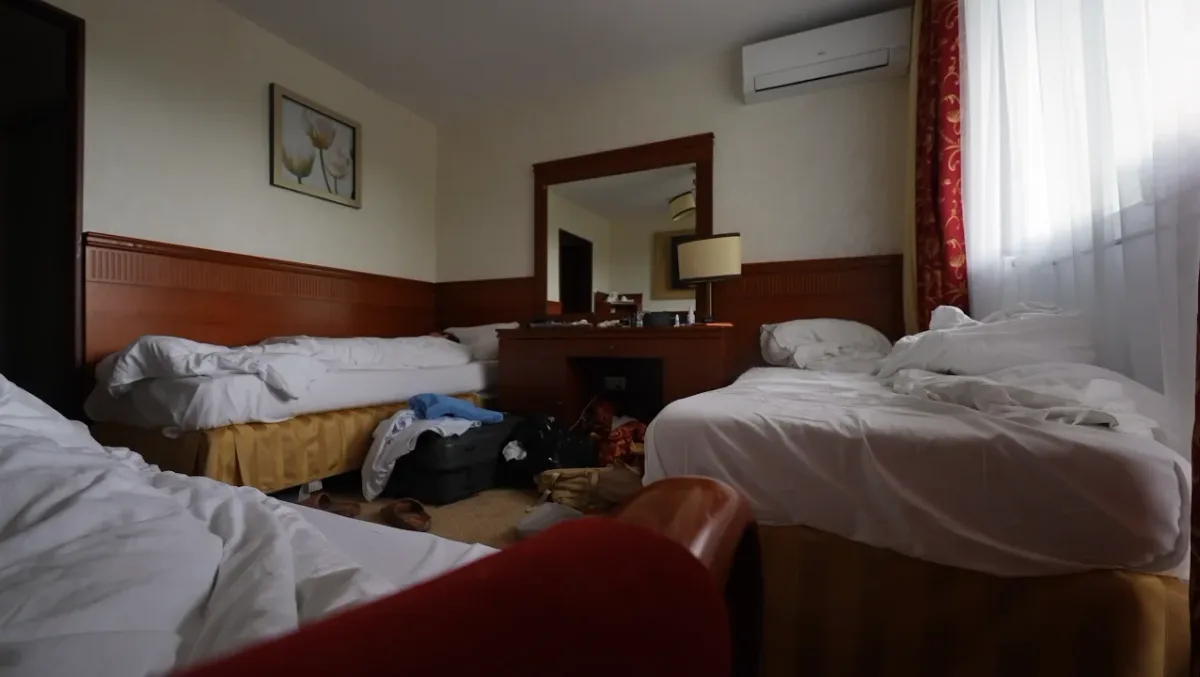 Pokój trzyosobowy w ośrodku Panorama Morska w Jarosławcu