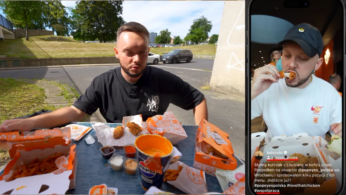 „Sprzedałem się”. Książulo przerywa milczenie i obala mity. A przy okazji bierze pod lupę menu Popeyes!
