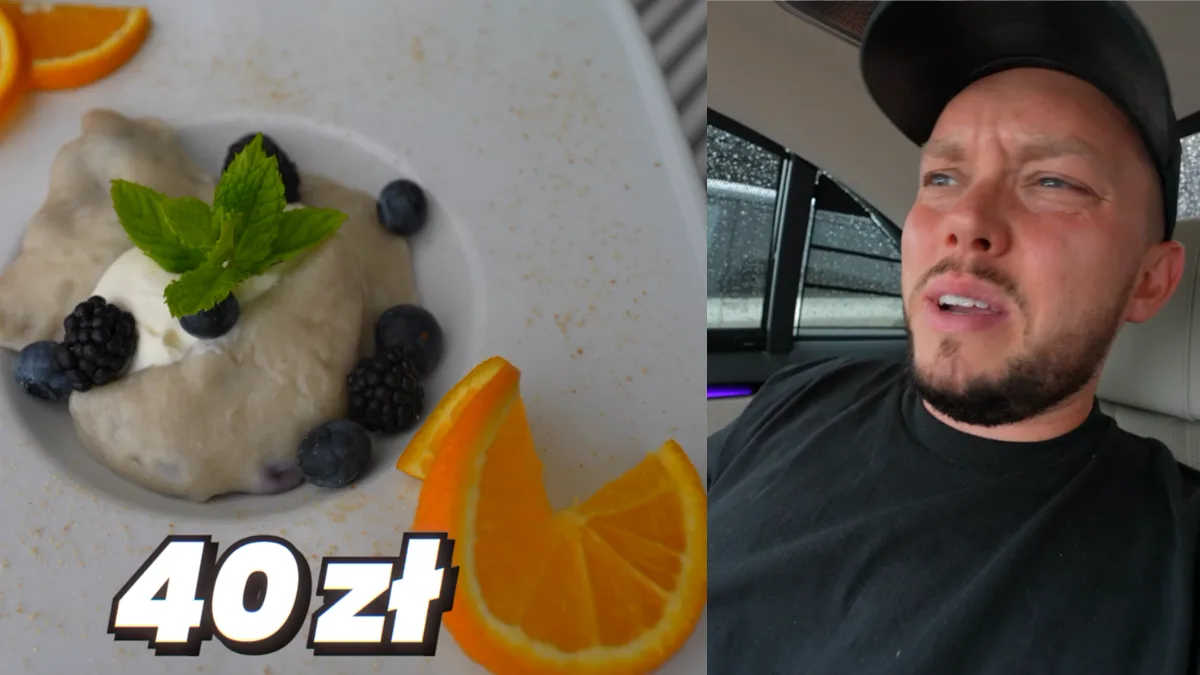 Pierogi za 40 zł i reakcja Książula, restauracja Prosto z Patelni w Sarbinowie