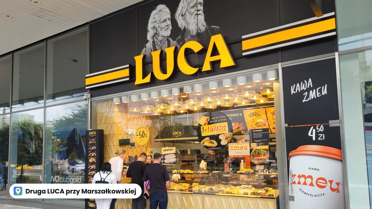 Nowa LUCA Bakery w Sawie, kilka kroków od tej w Juniorze. Dziś 1+1 gratis i vouchery