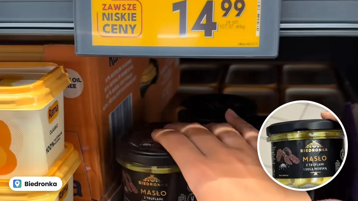 Masło z truflami z Biedronki ma 1,8% trufli