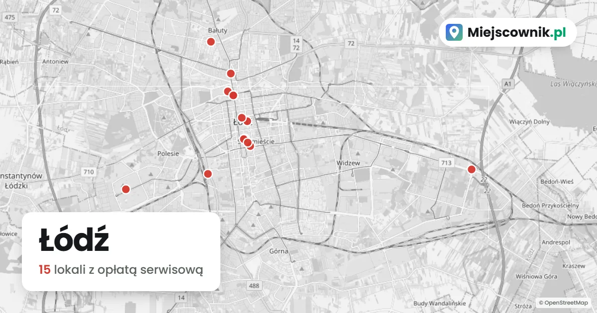 Opłata serwisowa w Łodzi: sprawdziliśmy 15 restauracji