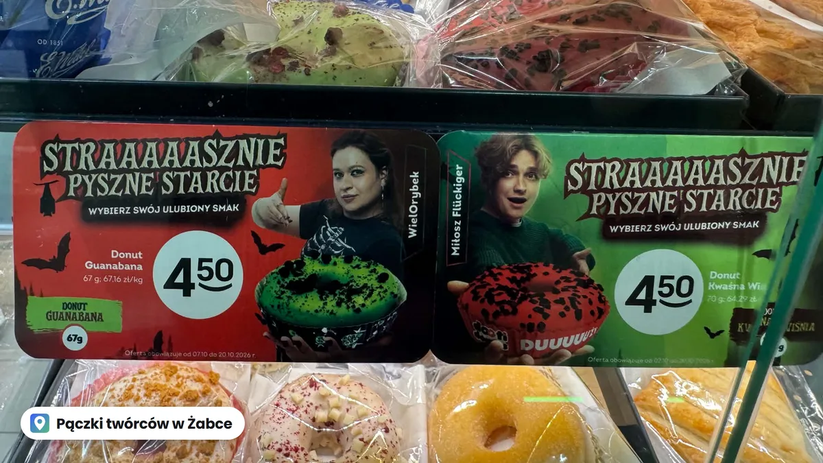 Pączek Wielorybka w Żabce: guanabana kontra kwaśna wiśnia