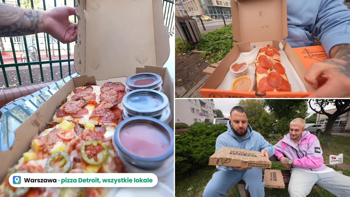 Pizza Detroit w Warszawie: wszystkie lokale, ceny, godziny i która jest najlepsza