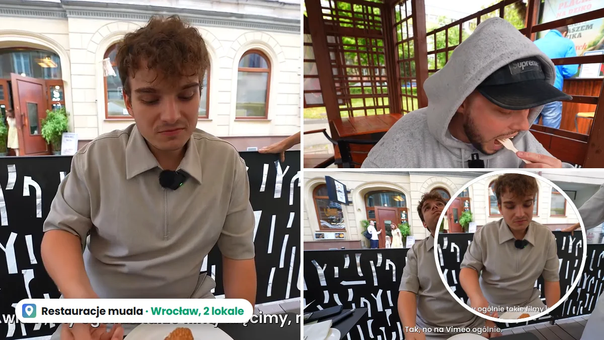 Kadry z filmów Książula z lokali z muala, strona Restauracje muala Wrocław